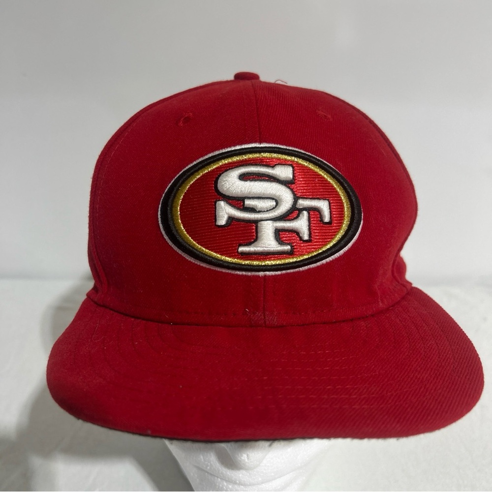 NFL New Era 59Fifty  San Francisco 49ers  Fitted Flat Bill Hat  Cap  -Size 7-3/8
